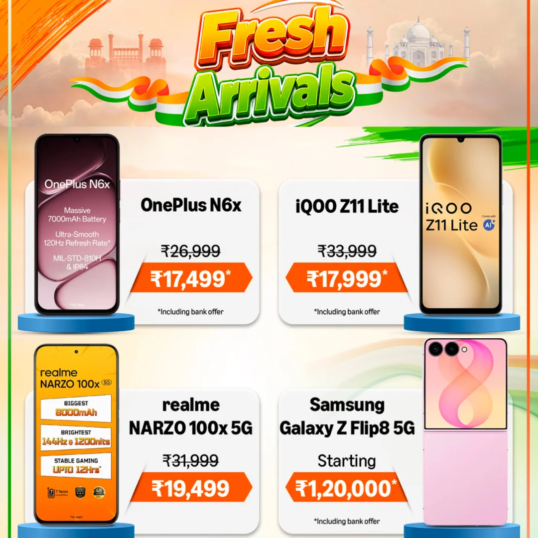 Fresh Arrivals Smartphones