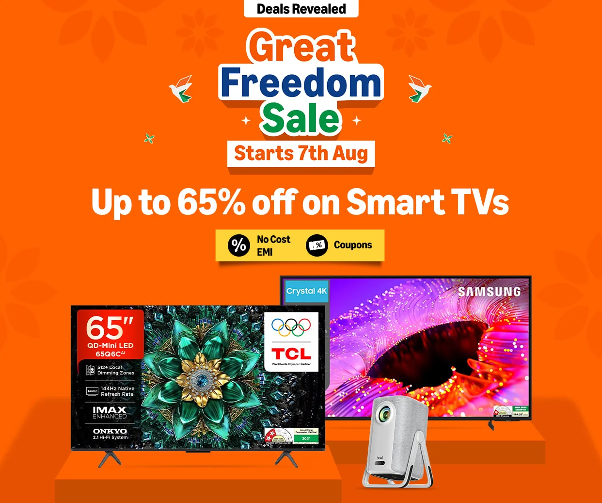 Great Freedom Sale 7 Aug