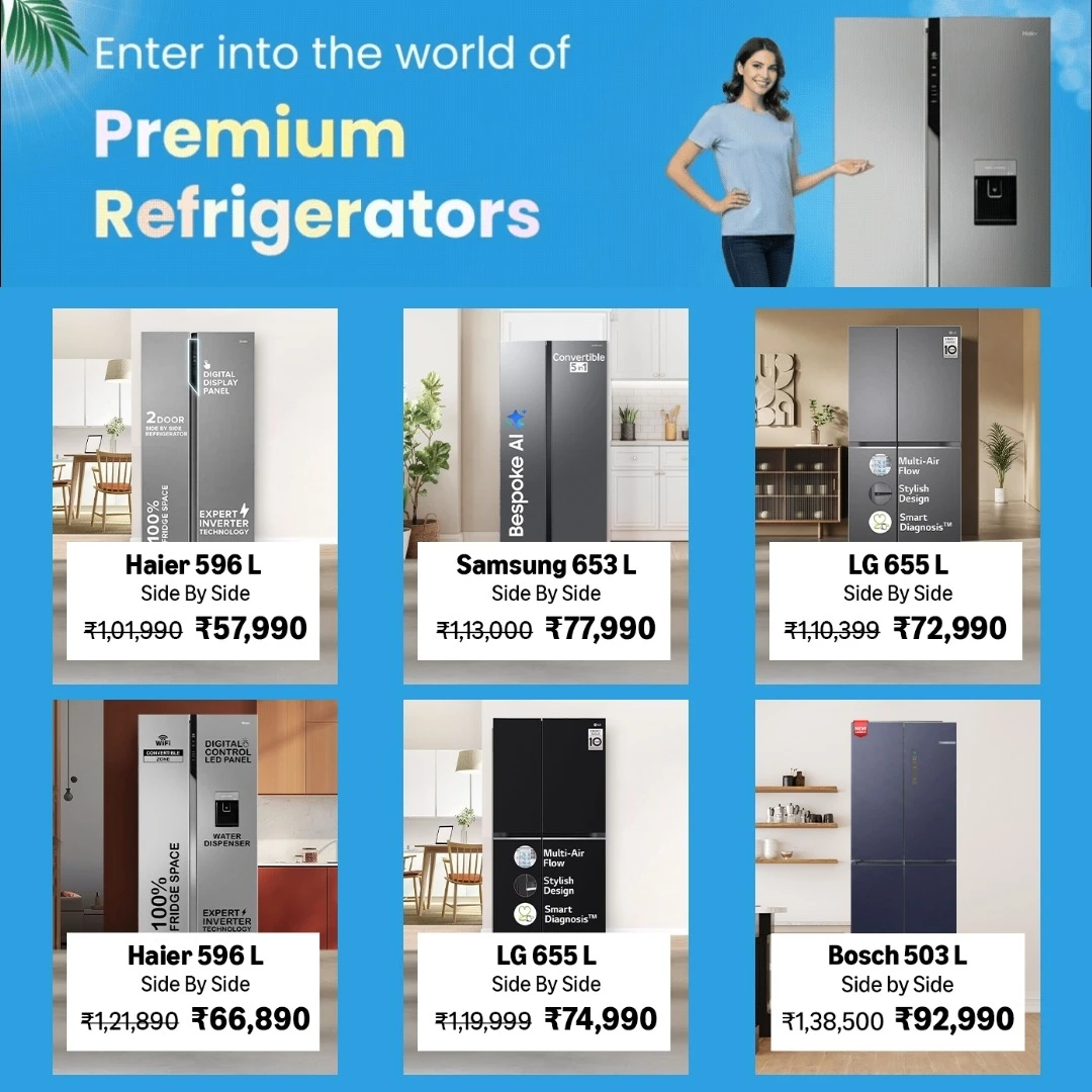 Best Premium Side by Side Refrigerator Deals