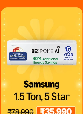 Samsung 1.5 Ton 3 Star Inverter Split AC