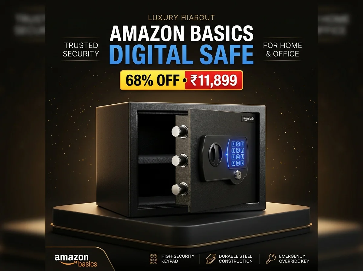 Amazon Basics Digital Electronic Safe Locker