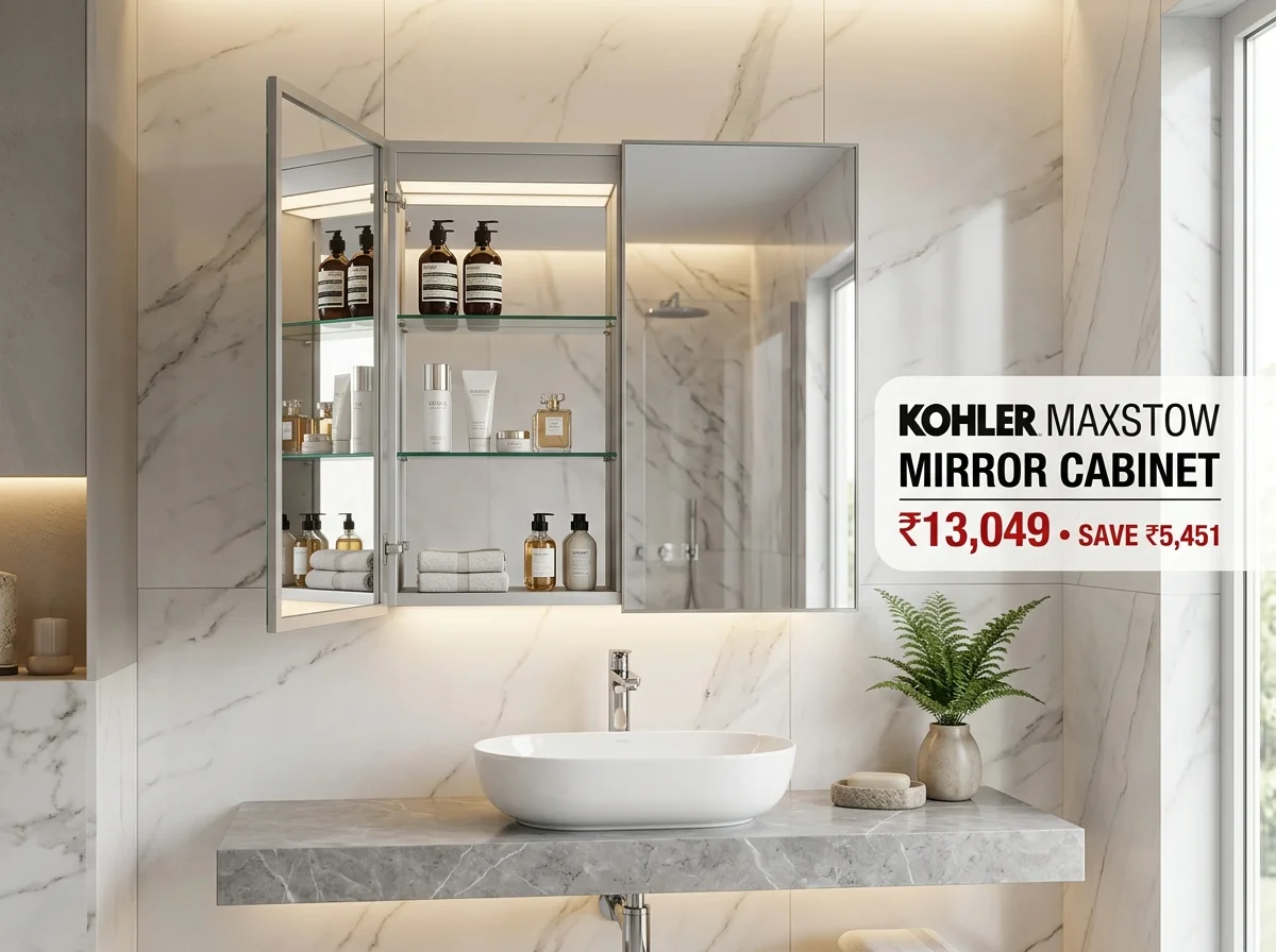 Kohler Maxstow 20 W x 24 H Mirror Cabinet
