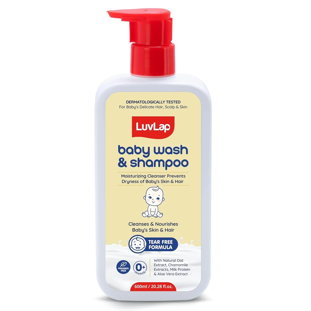 LuvLap Baby Wash and Shampoo 600ml