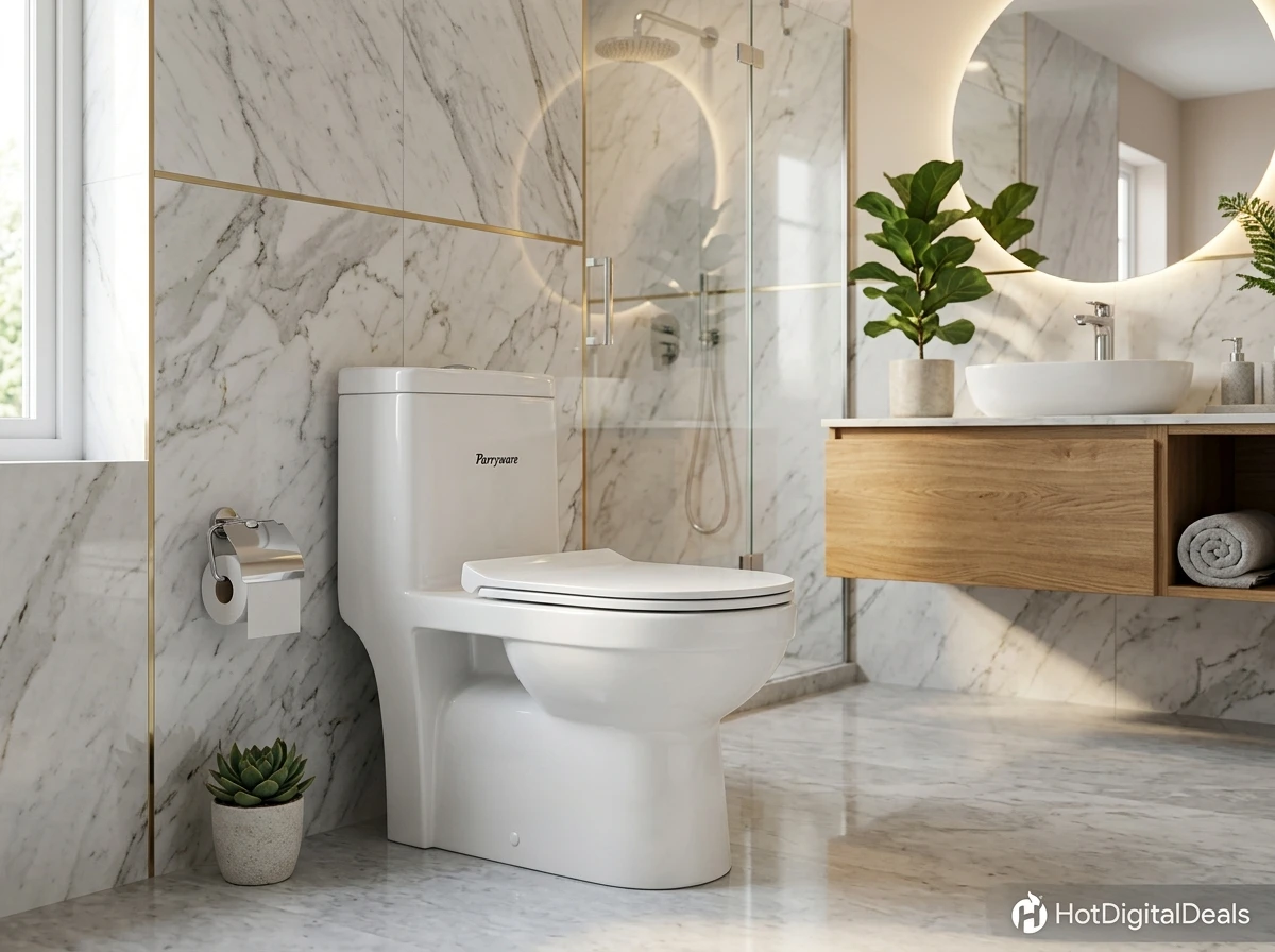 Parryware One piece western commode