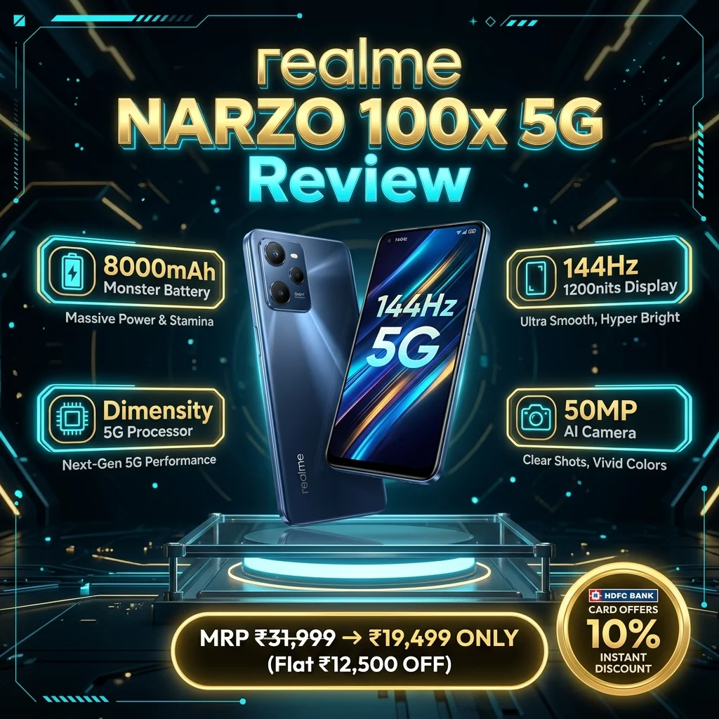 realme NARZO 100x 5G Review India