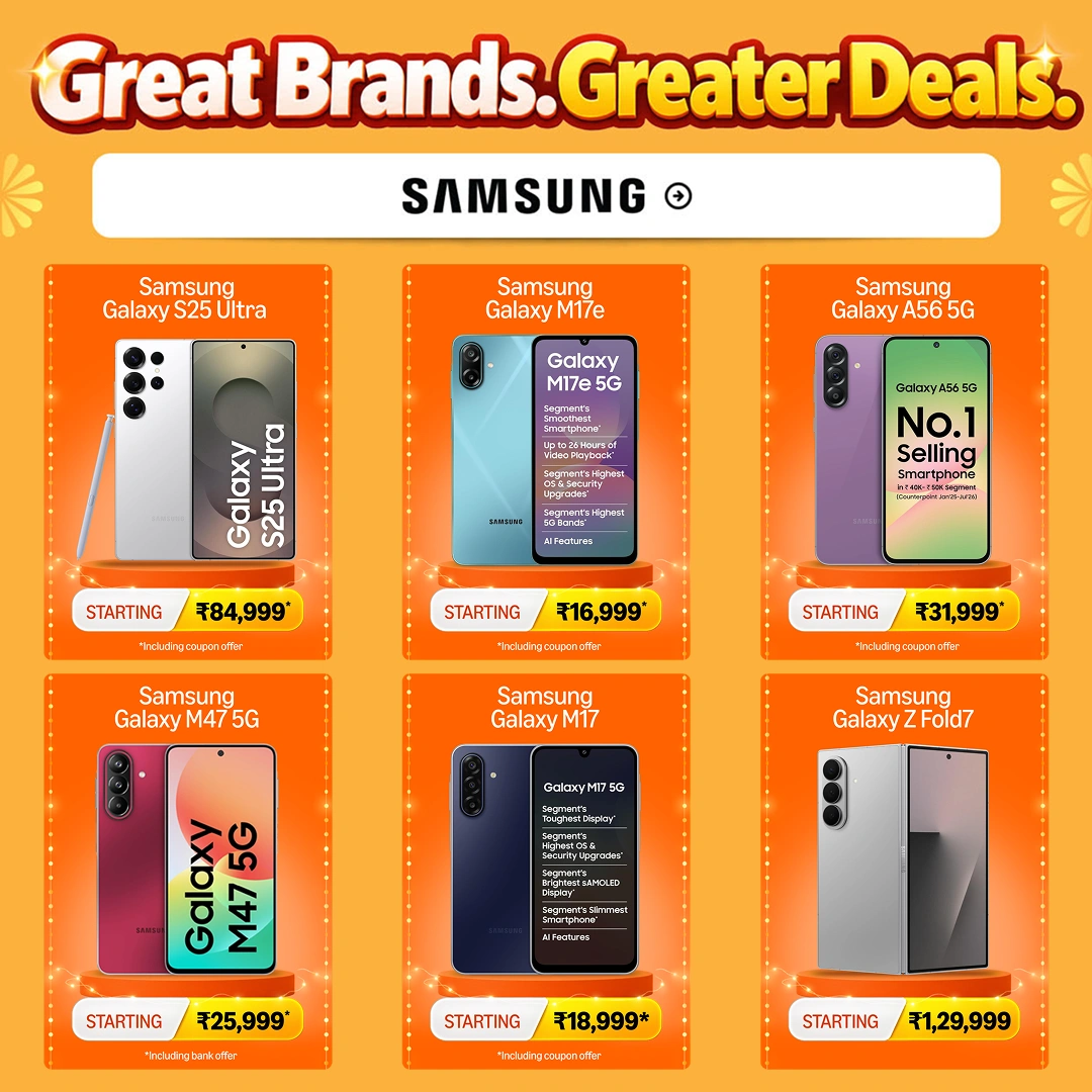 Samsung Galaxy Great Brands Greater Deals