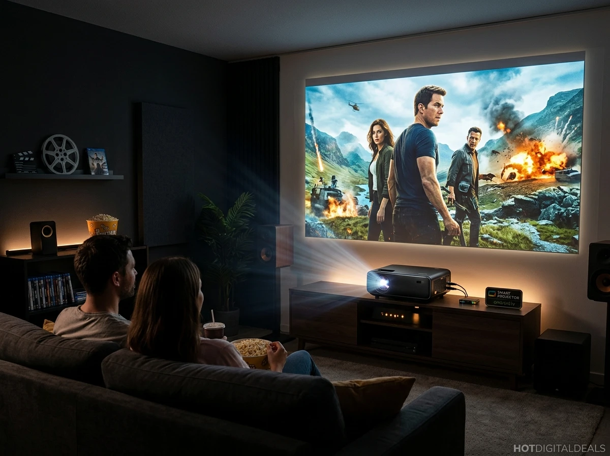 WZATCO Yuva Horizon Google TV Projector