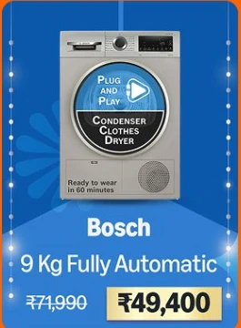 Bosch 9 Kg Fully Automatic Washing Machine
