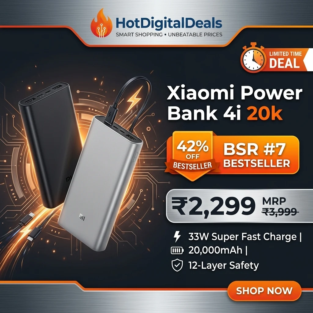 Xiaomi Power Bank 4i 20000mAh 33W
