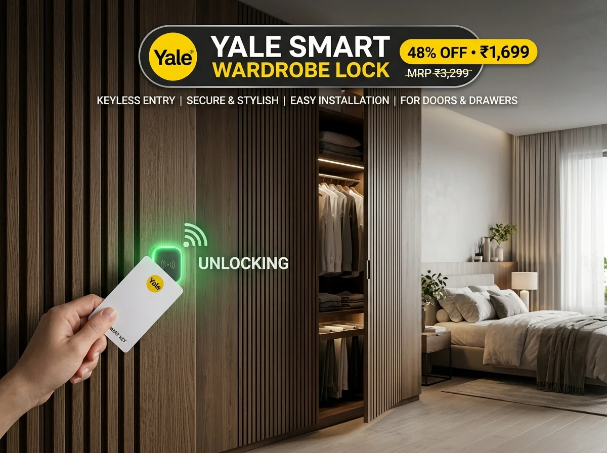 Yale Smart Digital RFID Wardrobe and Cabinet Lock
